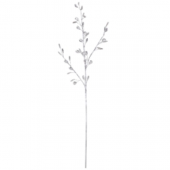 Декоративная ветвь "Серебряное сияние", 69 см (9155-019)