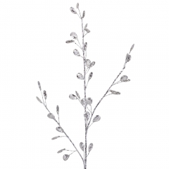 Декоративная ветвь "Серебряное сияние", 69 см (9155-019)