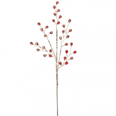 Декоративная ветвь "Красный бархат", 31 см (9155-023)