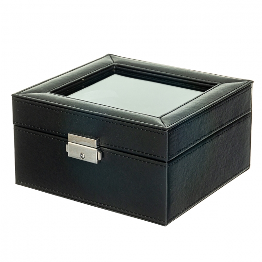 Скринька для годинника 6 шт. Чорний колір (0505-003)