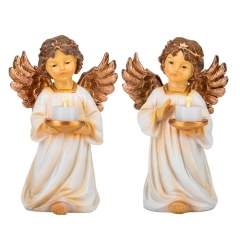 Статуэтка с подсветкой "Ангел со свечой", 23,5 см * Рандомный выбор дизайна (0507-001)