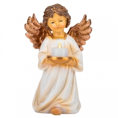 Статуэтка с подсветкой "Ангел со свечой", 23,5 см * Рандомный выбор дизайна (0507-001)
