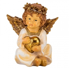 Статуэтка с подсветкой "Золотое Сердце", 19 см (0507-006)