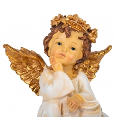 Статуэтка с подсветкой "Ангел с книгой", 19 см (0507-007)