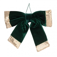 Бант "Зелений оксамит", 30 см (9276-015)