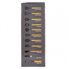 Набір кухонного приладдя з 11 предметів, бірюзовий (9116-004)