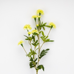 Штучні чорнобривці, світло-жовті, 84 см ВРЯТОВАНА ПОЗИЦІЯ (9259-037)