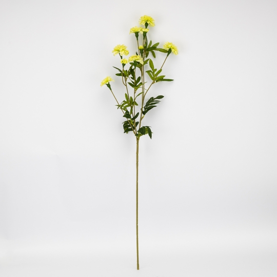 Штучні чорнобривці, світло-жовті, 84 см ВРЯТОВАНА ПОЗИЦІЯ (9259-037)