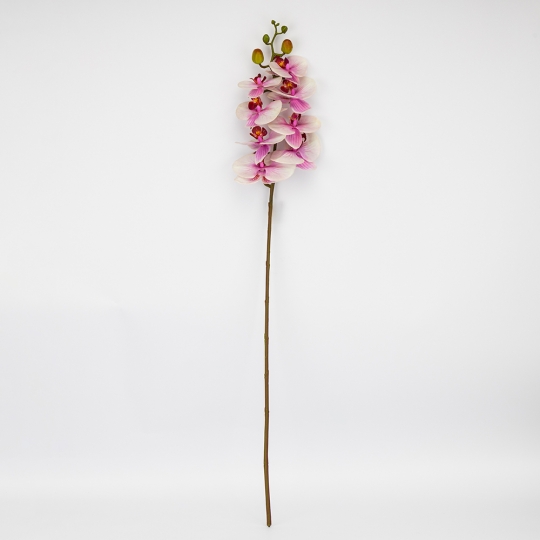 Латексна орхідея, біло-рожева, 86 см ВРЯТОВАНА ПОЗИЦІЯ (9259-103)