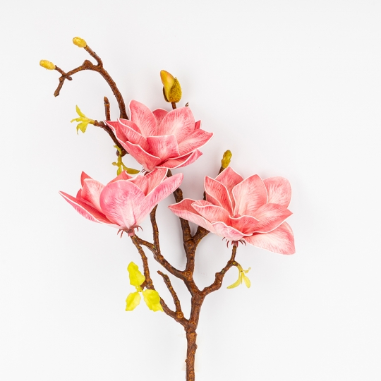Латексна магнолія, ніжно-рожева, 75 см ВРЯТОВАНА ПОЗИЦІЯ (9259-109) Латексна магнолія, ніжно-рожева, 75 см ВРЯТОВАНА ПОЗИЦІЯ (9259-109)