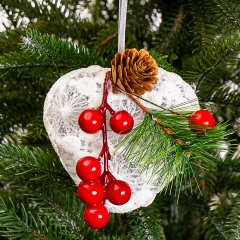Ёлочная игрушка "Ягодное сердце" (001NZK)