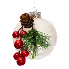Ёлочная игрушка "Ягодный шарик" (006NZK)