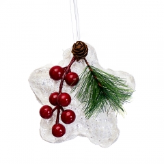 Ялинкова іграшка "Мережлива зірка" (008NZK)