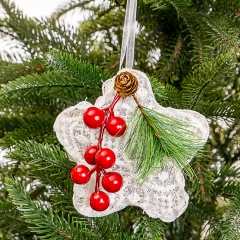 Ялинкова іграшка "Мережлива зірка" (008NZK)