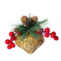 Ялинкова іграшка "Золотий конус" (013NZK)