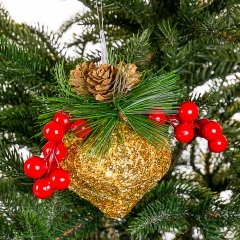 Ялинкова іграшка "Золотий конус" (013NZK)