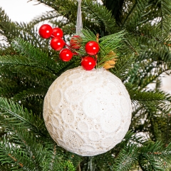 Ёлочная игрушка "Снежный шарик" (019NZK)
