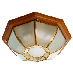 Світильник стельовий з дерев