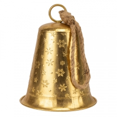 Металевий дзвіночок, золотий, 33 см (6034-003)