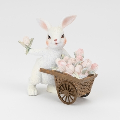 Статуетка "Кролик з візком", 11 см (5105-001)