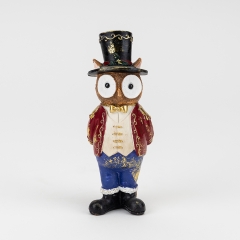 Статуетка "Сова-аристократ", 17,5 см (5105-008)