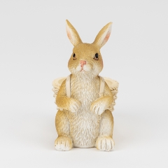 Подставка под яйцо "Кролик с корзинкой на спинке", 9,5 см (5105-016)