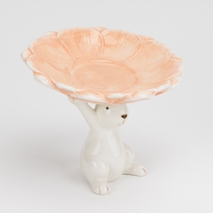 Подставка "Кролик с цветком", 20 см (5106-002)