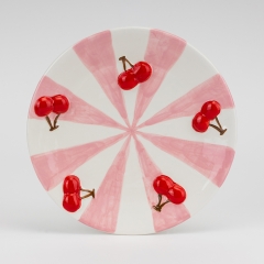 Блюдо "Красные вишенки", 24 см (5106-007)