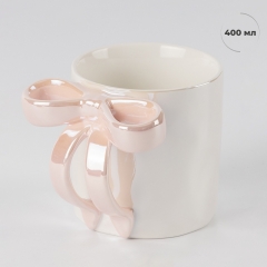 Кружка "Рожевий бантик", 400 мл (9255-001)