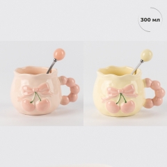 Кружка "Ніжна вишенька", 300 мл * Рандомний вибір дизайну (9255-006)