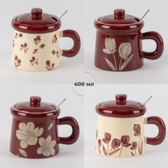 Кружка "Любов до квітів", 400 мл * Рандомний вибір дизайну (9255-007)