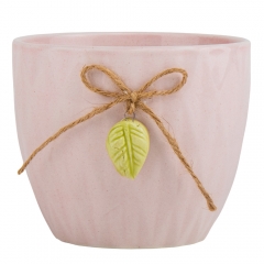 Кашпо "Зеленый лист", 11 см * Рандомный выбор дизайна (9053-014)