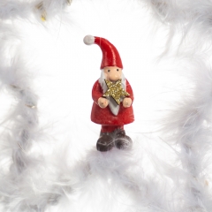 Подвеска "Пушистая звезда" белая (6003-036)