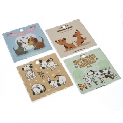 Набір підставок під чашки "Мультики"(4 шт.) (004AB)