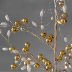 Декоративное дерево с подсветкой "Сияние золота", 40 см (9239-002)