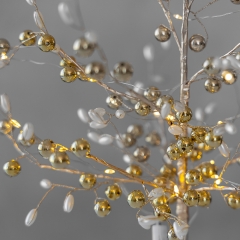 Декоративное дерево с подсветкой "Сияние золота", 48 см (9239-004)