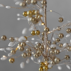 Декоративное дерево с подсветкой "Сияние золота", 58 см (9239-006)