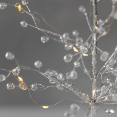 Декоративное дерево с подсветкой "Серебренное сияние", 35 см (9239-010)