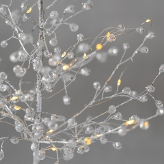 Декоративное дерево с подсветкой "Серебренное сияние", 49 см (9239-011)