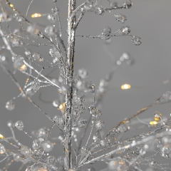 Декоративное дерево с подсветкой "Серебренное сияние", 59 см (9239-012)