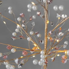 Декоративное дерево с подсветкой "Жемчужный блеск", 60 см (9239-017)