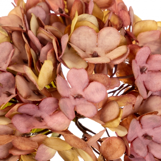 Квітка штучна "Гортензія", пастельна (2002-001/PINK)