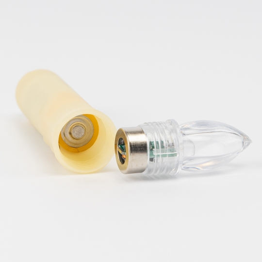 Набор из 10 светодиодных свечей (LED) с клипсами на елку, айвори, 10 см (9262-012)