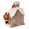 Фігурка "Дід Мороз біля будиночка" (008NK)