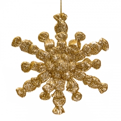 Ёлочная игрушка "Звезда космическая" (010NZ)