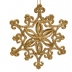 Ёлочная игрушка "Снежинка праздничная" (012NZ)