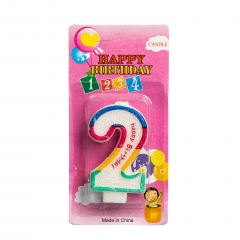 Свічка для торту "2" (8505-001/2)