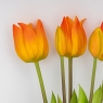 Букет латексных тюльпанов, 5 бутонов, оранжевый, 50 см (2026-001/orange)