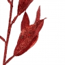 Декоративна гілка "Зимове листя" червона (2010-080)