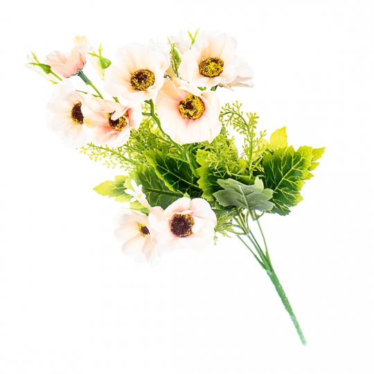 Букет із штучних квітів, пастельний, 37 см (087FW-3)